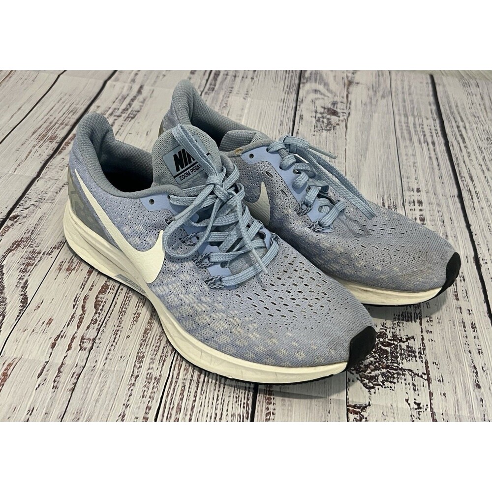 Nike Air Zoom Pegasus 35 Running Shoes Light Blue Gray Womens Size 6.5 942855